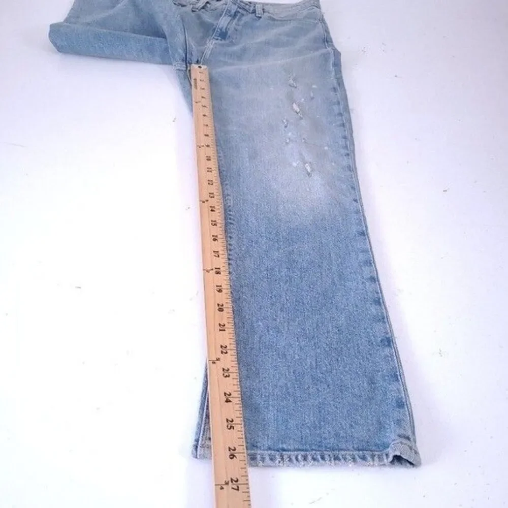 NEW! Hudson Holly High Rise Cropped Bootcut Jeans Size 28 Distressed